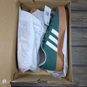 Adidas Daily 3.0 Mens Green White Casual Sneakers Shoes Size 10
